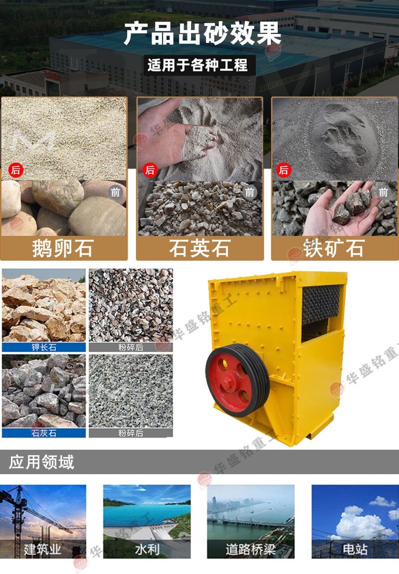 时产1000吨的方箱式破碎机技术参数